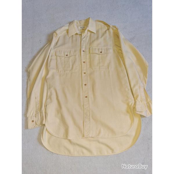Chemise en coton de l'arm�e britannique ann�es 60 taille M