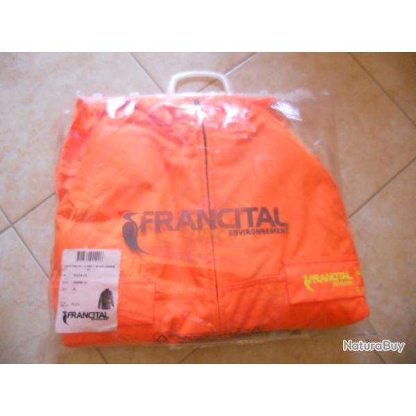 veste FRANCITAL taille XL pour bucheron dans emballage d'origine