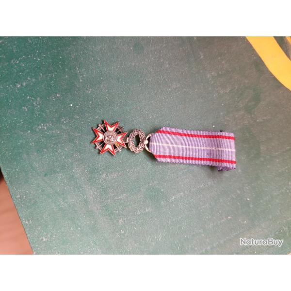 Miniature M�daille merite culturel
