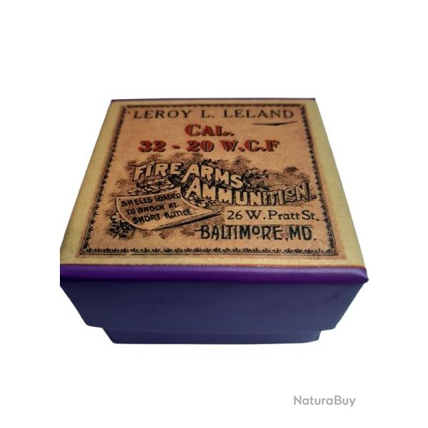 32 x 20 Winchester: Reproduction boite cartouches (vide) LL 14091796