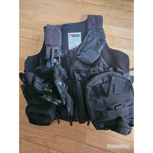 Housse de gilet tactique porte plaques de marque Ip-sa