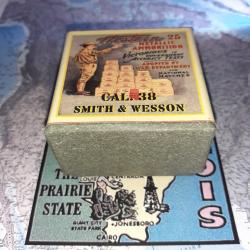 38 Smith & Wesson (Western Metallic Ammunition): Reproduction boite cartouches (vide) WMA 14091815