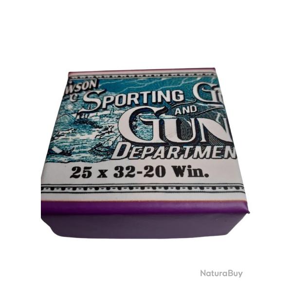 32 x 20 Winchester: Reproduction boite cartouches (vide) WR 14091834