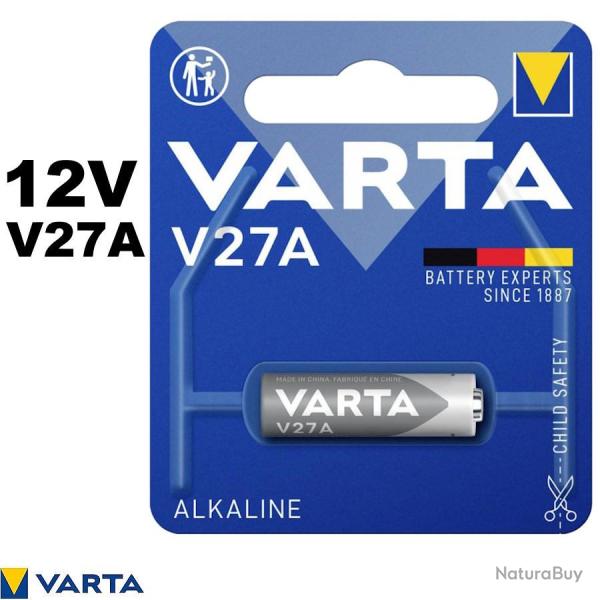 Pile Varta V27A 12V alcaline - sp�ciale t�l�commande et cl� de voiture