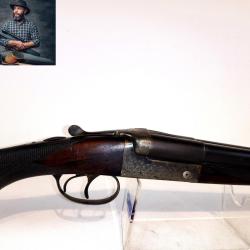 (2857) Fusil De Chasse Juxtapos&eacute; Manufrance Robust 244 Cal.16/65 - OCCASION