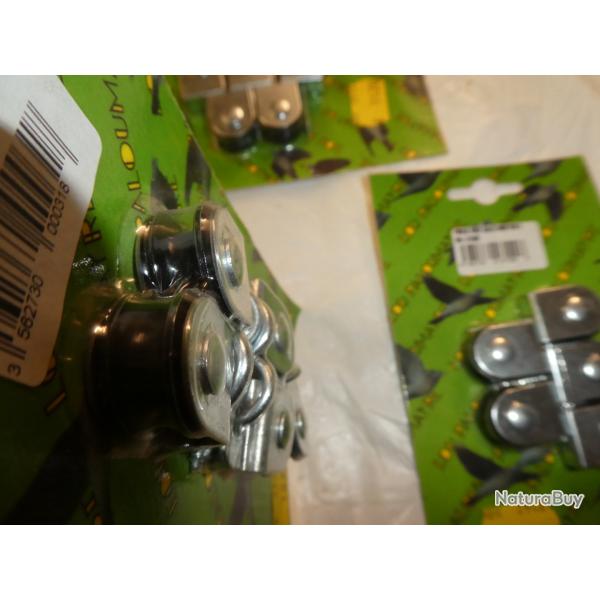 lot poulies pour corde 6mm