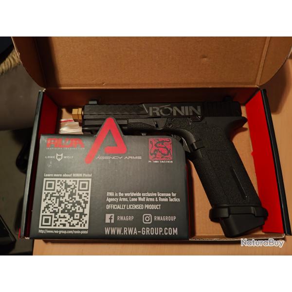 RWA AGENCY ARMS RONIN PISTOL GBB GAS GUN
