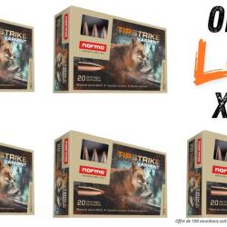 Lot munitions Norma TipStrike Varmint 55g - Cal. 222 Rem - X100 munitions