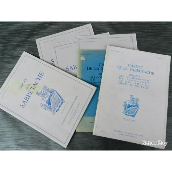 6 num�ros du Carnet de la Sabretache (nouvelle s�rie).