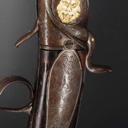 CARABINE DE TIR PERRIN LEPAGE A PARIS 1860 LEPAGE FRERES France XIX eme Cat&eacute;gorie D&deg;e