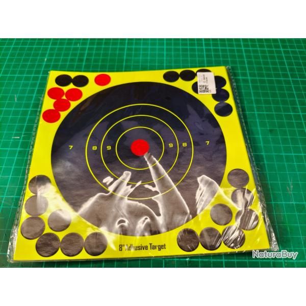 20 cibles ractives autocollantes