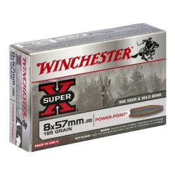 WINCHESTER 8X57JRS - 195GR POWER-POINT