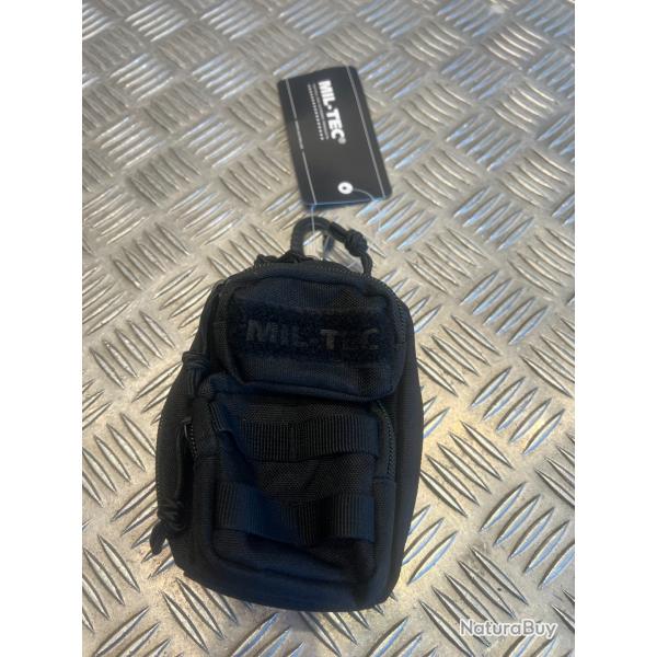 Petite sacoche porte cl� assaut mil-tec noir
