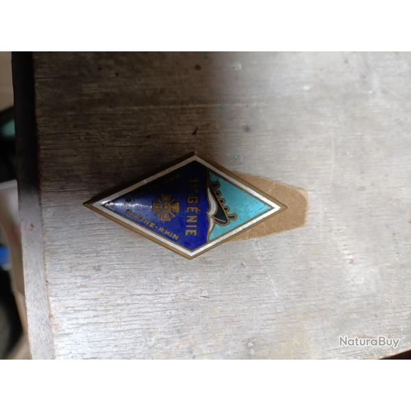 Insigne 1er genie rhone Rhin