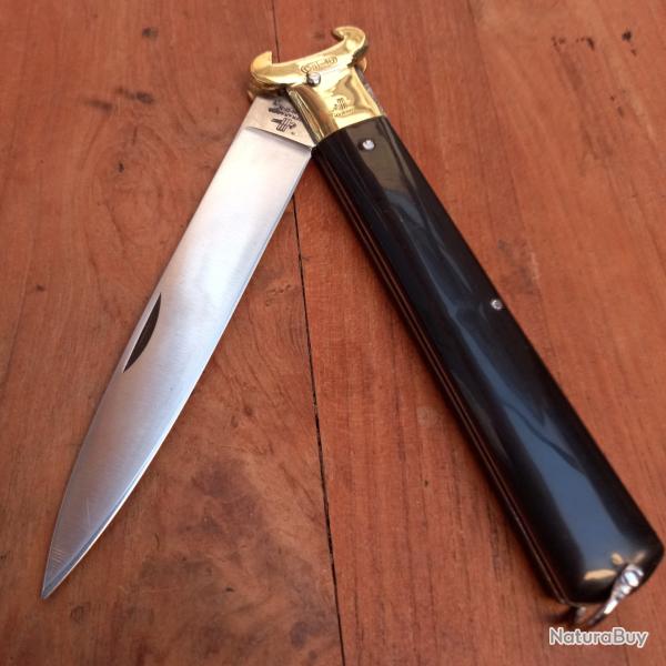Grand Couteau CHASSEUR Italien A.FRARACCIO avec Poncetage Manche en ABS