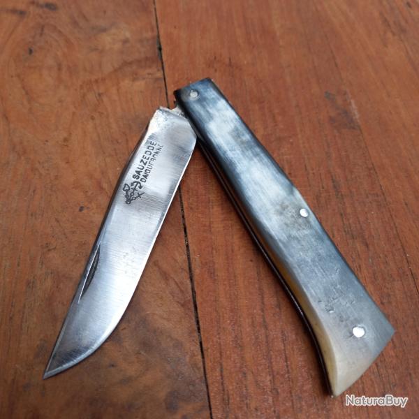Couteau R�gional ALPIN SAUZEDE DAIGUEBONNE Manche en Corne