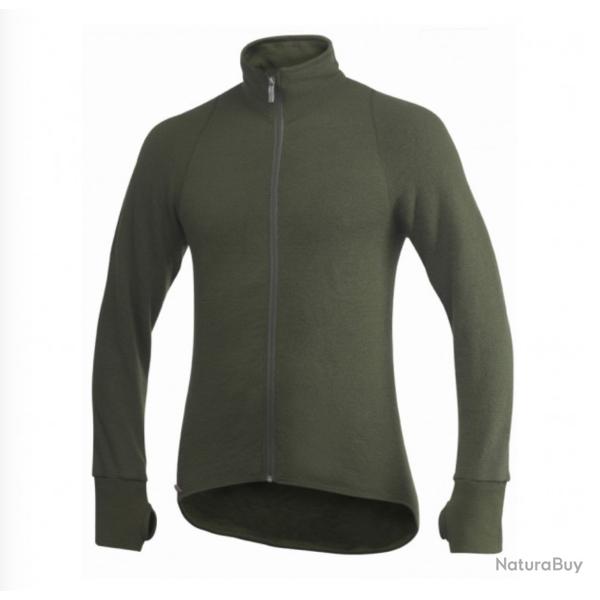 Woolpower Full Zip jacket 400 isolante thermique respirante manches longues mixte grise