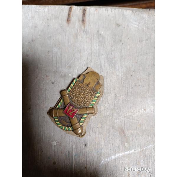 Insigne ARTILLERIE - 12e R.A