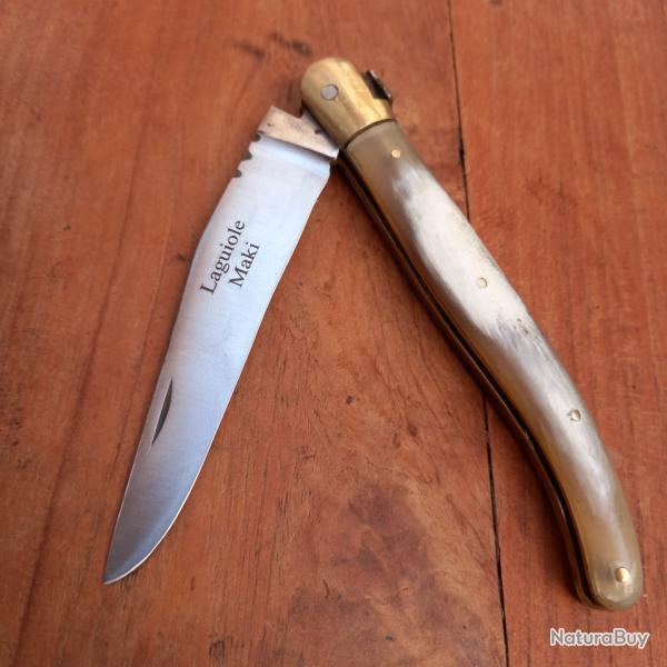 Joli Couteau R�gional LAGUIOLE MAKI Manche en Corne