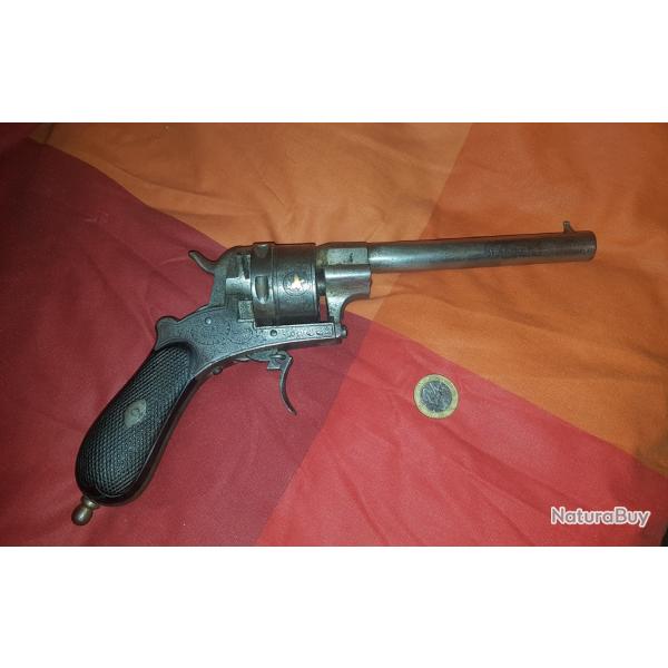 Revolver type lefaucheux grav