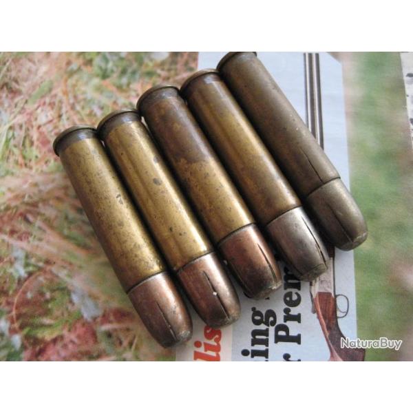 5 projectiles de calibre 351 WINCHESTER SL