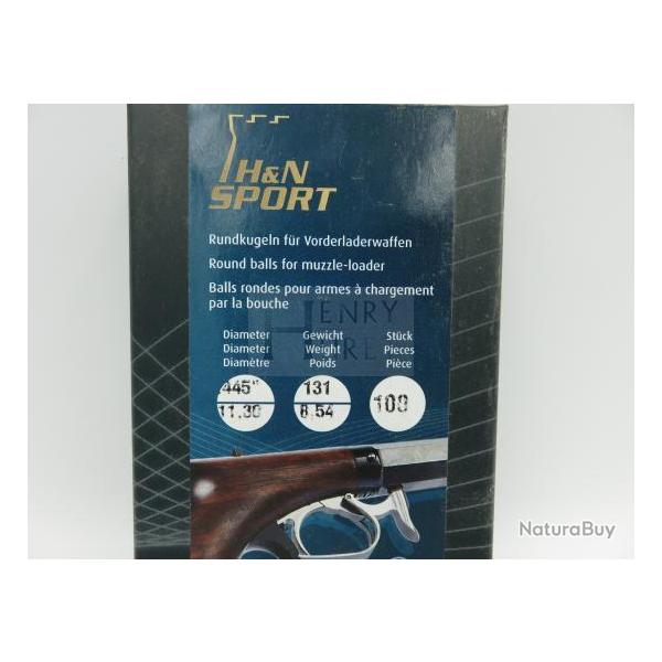 100 BALLES HN .445 RONDE