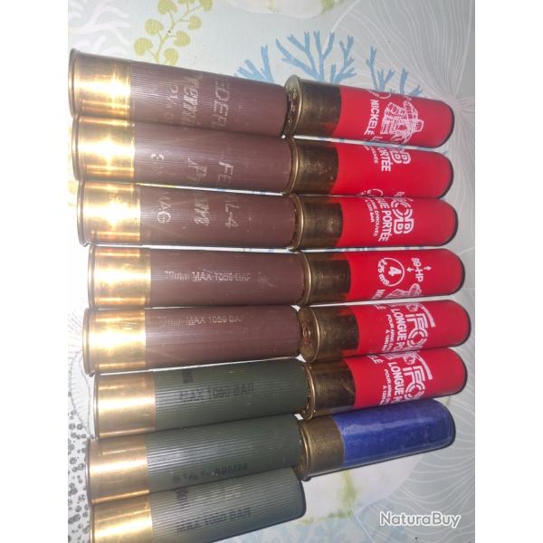 15 cartouches calibre 10