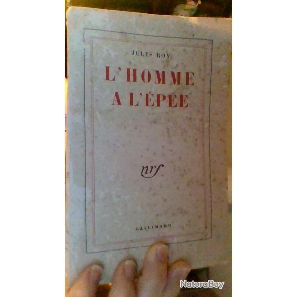 L'homme a l'pe par Jules Roy - NRF - Gallimard -