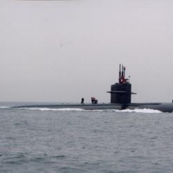 PHOTO - MARINE DE GUERRE  -  SSN699 - JACKSONVILLE " Toulon "Sous - Marin  113-10-2008- N&deg;7012