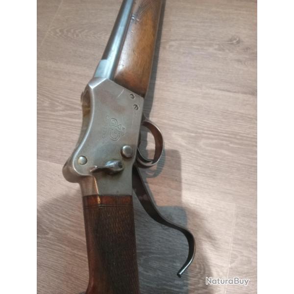 Fusil Anglais GREENER MAKER BIRMINGHAM ENGLAND GP GUN  syst�me martini en calibre 12/70
