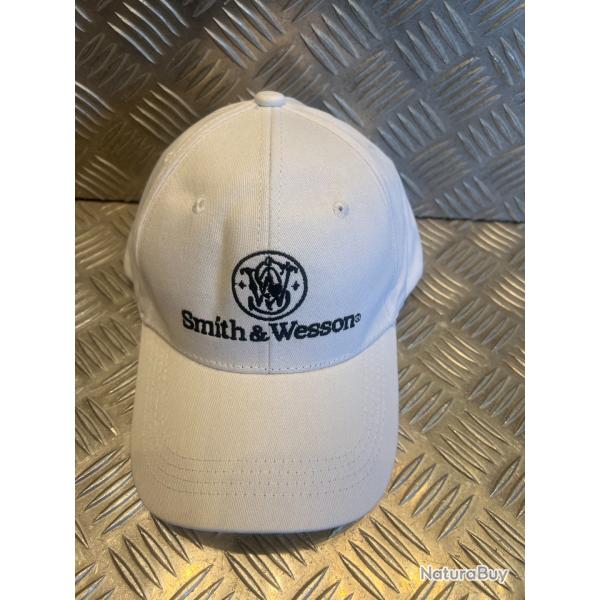 Casquette blanc smith et wesson taille unique ajustable