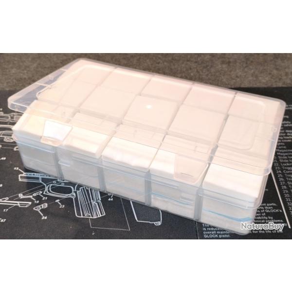 Malette 2250 Patchs de nettoyage pour armes tous calibres