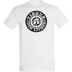 T-SHIRT Imprim&eacute; Tireur des Litres Blanc