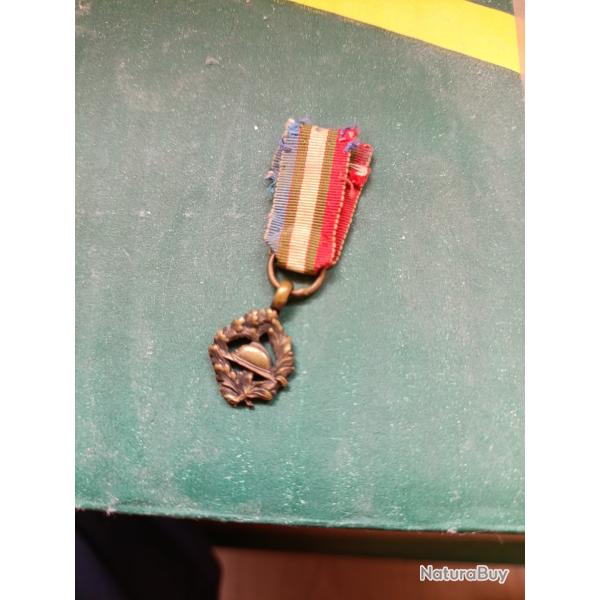 R�duction M�daille UNC Union Nationale des Combattants 1914-1918