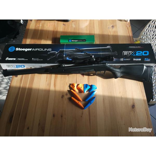 Carabine Stoeger RX20 S3 Suppressor Cal 4.5mm 19.9J + lunette
