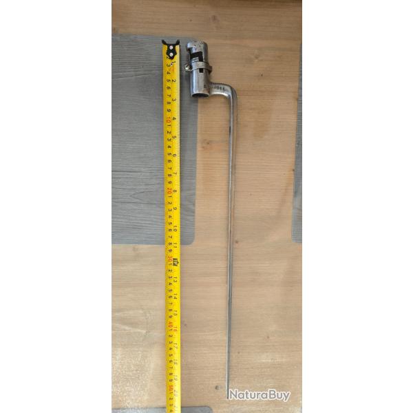 �Ba�onnette mod�le 1816 - Tenon dessous & douille � triple fente