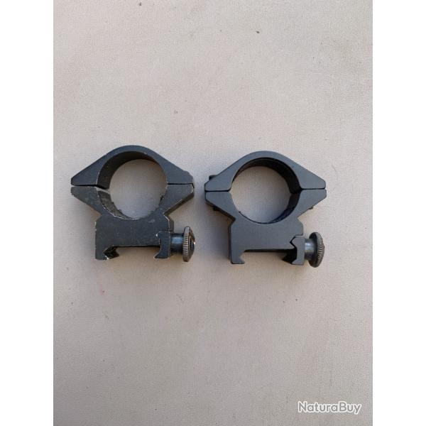 Lot de 2 colliers lunette 25mm