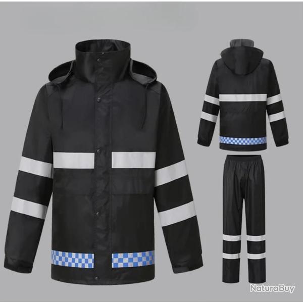 Ensemble de pluie haute visibilit� SafeWorker - Sp�cial Chasse & Randonn�e - LIVRAISON OFFERTE