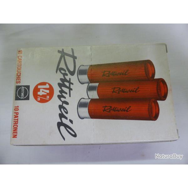 Lot de 3 boites cartouche ROTTWEIL neuve 14mm