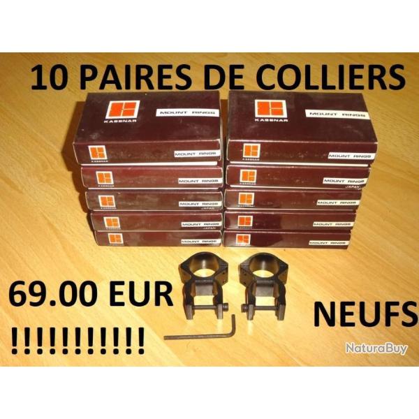 LOT 10 paires de colliers NEUFS KASSNAR � 69.00 Euros !!!! - VENDU PAR JEPERCUTE (b12715)