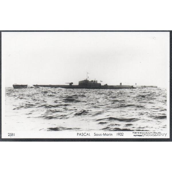 CPA - Marine de Guerre - Sous-Marin " PASCAL "  1932  N�4123