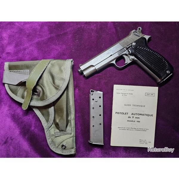 Pistolet MAC 1950 prouv CIP et SANS la fissure - 9x19 - FRANCE, Catgorie B