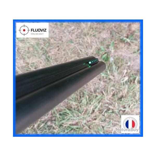 guidon fibre optique fluo vert universel (Guide, viseur, pointeur, mire, aide � la vis�e, hausse)