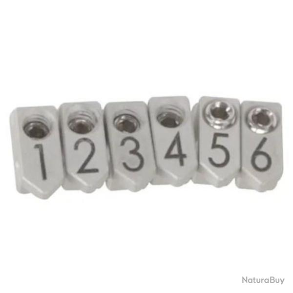 6 indicateurs de position grav�s pour tourelles ST II-B / BDC II-B Schmidt & Bender