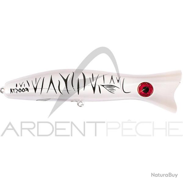 Poisson nageur HALCO Roosta popper 160 H77 White tiger