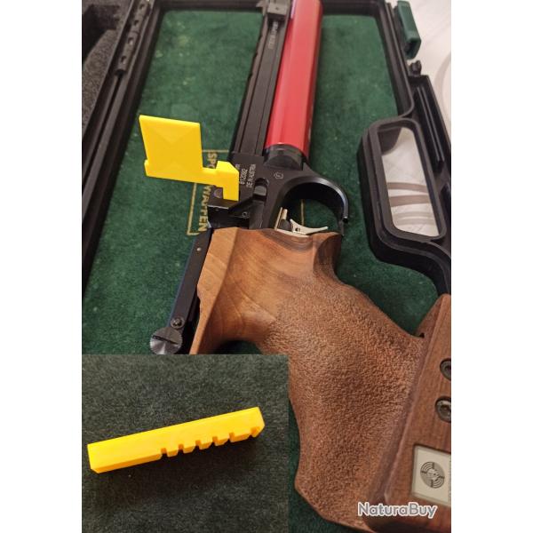 Barrette de Tir  sec + Drapeau de scurit Steyr LP50 JAUNE