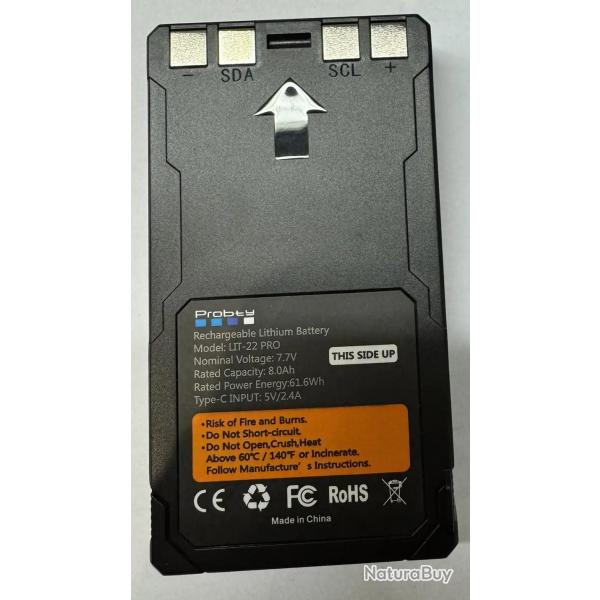 Batterie LIT-22 adaptable pour camera SPYPOINT FLEX