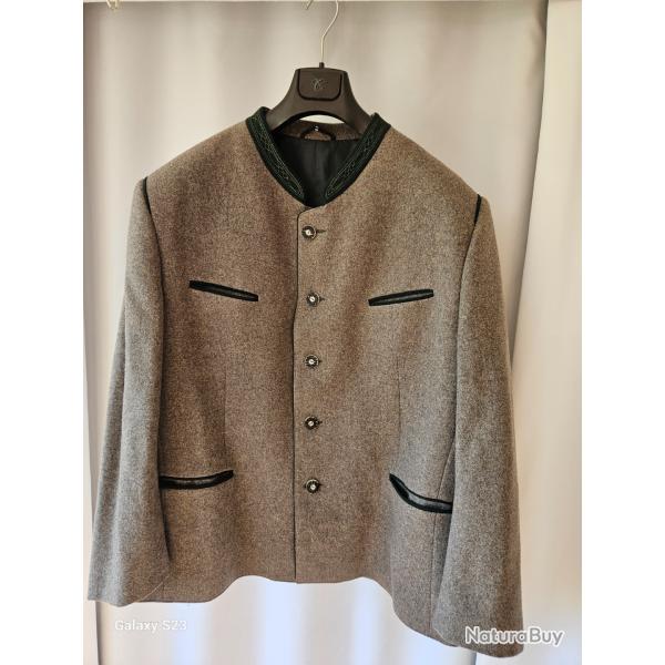 Veste autrichienne traditionnelle homme en Loden