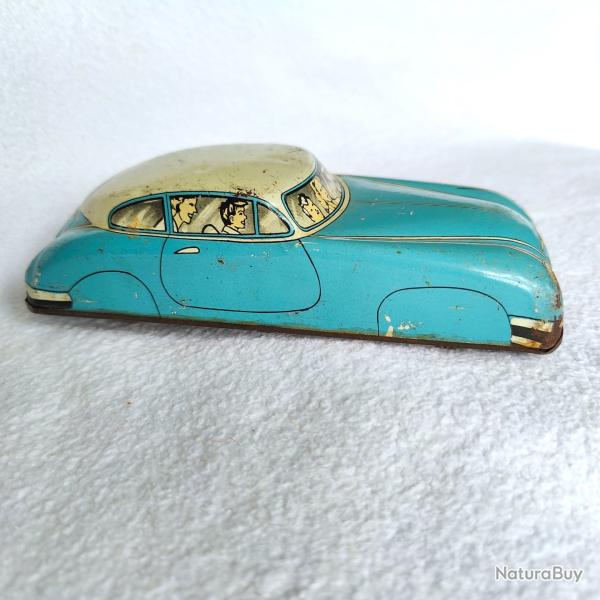 Automobile vintage en t�le peinte bleue 215 J.M.B