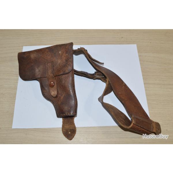 Holster pour Revolver 6.35 / 7.65 France Allemand Aviation �paule  Holster Cuir (18)